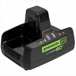Greenworks Быстрое зарядное устройство для двух аккумуляторов G60DC10, 60V, 10А 2954407