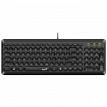 Клавиатура проводная Genius SlimStar Q200 black USB 31310020402