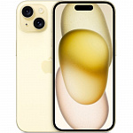 Apple iPhone 15 A3090 128Gb yellow 3G 4G 1Sim 6.1" iOS 17 802.11 a/b/g/n/ac/ax NFC GPS MTP23HN/A ИНДИЯ