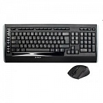 A-4Tech Клавиатура + мышь 9300F, беспроводная, черный, USB 618555