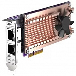 Плата расширения/ QNAP QM2-2P2G2T Expansion card 2 slots M.2 2280 NVMe. PCIe Gen3 x4 interface, 2x 2.5 GbE BASE-T.