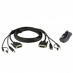 Набор защищенныйх кабелей KVM USB DVI/ 1.8M USB DVI-D Dual Link Secure KVM Cable kit