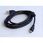 Gembird PRO CCF-USB2-AM5P-6 USB 2.0 кабель для соед. 1.8м А-miniB 5 pin позол.конт., фер.кол.