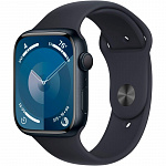 Apple Watch Series 9 GPS 45mm Midnight Aluminium Case with Midnight Sport Band M/L MR9A3LL/A