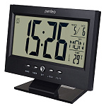 Perfeo Часы-будильник "Set", чёрный, PF-S2618 время, температура, дата