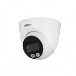 DAHUA DH-IPC-HDW2249TP-S-LED-0280B Уличная купольная IP-видеокамера Full-color с ИИ 2Мп; 1/2.8” CMOS, объектив 2.8мм, видеоаналитика, LED-подсветка до 30м