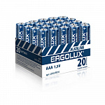 Ergolux.. LR03 Alkaline BP20 LR03 BP20, батарейка,1.5В20 шт. в уп-ке