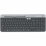 Клавиатура LOGITECH K580, USB, Bluetooth/Радиоканал, черный серый 920-009275