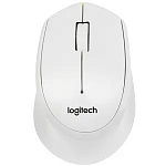 Мышь беспроводная Logitech M330 Silent Plus White белая, оптическая, 1000dpi, 2.4 GHz/USB-ресивер, бесшумная, под правую руку 910-004926, M/N: M-R0051 / C-U0010