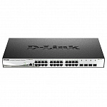 D-Link DGS-1210-28X/ME/B2B Управляемый коммутатор 2 уровня с 24 портами 10/100/1000Base-T и 4 портами 10GBase-X SFP+