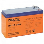 Delta HR 12-34W 9 А\ч, 12В свинцово- кислотный аккумулятор