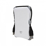 Silicon Power Portable HDD 1Tb Armor A30 SP010TBPHDA30S3W USB3.0, 2.5", Shockproof, white