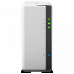 Synology DS120j Сетевое хранилище DC 800MhzCPU/ 512Mb/ up to 1HDDs/ SATA3,5''/ 2xUSB2.0/ 1GigEth/ iSCSI/ 2xIPcam up to 5/ 1xPS/ 2YW"