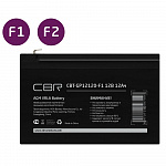 CBR Аккумуляторная VRLA батарея CBT-GP12120-F2 12В 12Ач, клеммы F2