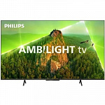 Philips 43PUS8108/60, 4K Ultra HD, серебристый, СМ ТВ, Philips Smart TV