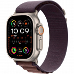 Apple Watch Ultra 2 GPS + Cellular, 49mm Titanium Case with Indigo Alpine Loop - Large MRFG3ZA/A
