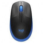 Мышь Logitech M190, оптическая, беспроводная, USB, темно-серый и синий 910-005925