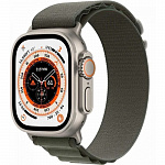 Apple Watch Ultra A2622, 49мм, титан / зеленый mqew3ll/a MQEW3LL/A