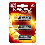 Nanfu Батарейка щелочная AA 3шт.