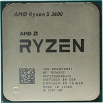 CPU AMD Ryzen 5 3600 BOX 3.6GHz up to 4.2GHz/6x512Kb+32Mb, 6C/12T, Matisse, 7nm, 65W, unlocked, AM4