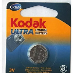 Kodak CR1616-1BL MAX Lithium 60/240/12000 ULTRA 1 шт. в уп-ке