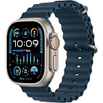 Apple Watch Ultra 2 GPS + Cellular, 49mm Titanium Case with Blue Ocean Band MRF73ZA/A