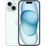 Apple iPhone 15 A3092 128Gb lt.blue 3G 4G 2Sim 6.1" OLED 1179x2556 iOS 17 48Mpix 802.11 a MTLG3CH/A АКТИВИРОВАН
