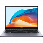 Ноутбук Huawei MateBook D 14 Core i5 12450H 8Gb SSD512Gb Intel UHD Graphics 14" IPS FHD 1920x1080 noOS grey space WiFi BT Cam 53013XFA