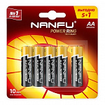 Nanfu Батарейка щелочная AA 5+1шт.