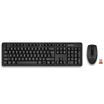 A-4Tech Клавиатура + мышь 3330N клав:черный мышь:черный USB беспроводная Multimedia 1599046