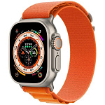 Apple Watch Ultra A2684, 49мм, титан / оранжевый mnhh3b/a MNHH3B/A