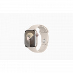 Apple Watch Series 9 GPS + Cellular 45mm Starlight Aluminium Case with Starlight Sport Band - M/L MRP23ZA/A