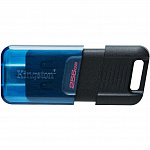 Флешка USB Type-C Kingston DataTraveler 80 M DT80M/256GB 256ГБ, USB3.2, черный
