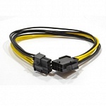 Cablexpert Удлинитель кабеля питания PCI-Express 6+2pin M/ PCI-Express 6+2pin F, 30см CC-PSU-84