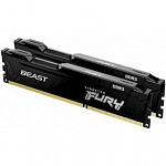 Kingston DRAM 16GB 1866MHz DDR3 CL10 DIMM Kit of 2 FURY Beast Black KF318C10BBK2/16