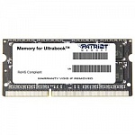 Patriot DDR3 SODIMM 8GB PSD38G1600L2S PC3-12800, 1600MHz, 1.35V