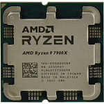 CPU AMD Ryzen 9 7900X BOX 100-100000589WOF Raphael, 5nm, C12/T24, Base 4,70GHz, Turbo 5,60GHz, RDNA 2 Graphics, L3 64Mb, TDP 170W, SAM5, без кулера