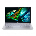 Ноутбук Acer Swift Go 14 SFG14-41-R2U2, 14", IPS, AMD Ryzen 5 7530U 2ГГц, 6-ядерный, 16ГБ LPDDR4x, 512ГБ SSD, AMD Radeon , Windows 11 Home, серебристый nx.kg3cd.003