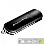 Silicon Power USB Drive 64Gb Luxmini 322 SP064GBUF2322V1K USB2.0, Black