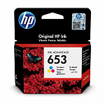 Картридж HP 653 струйный трёхцветный 200 стр 3YM74AE#BHK