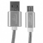 Cablexpert Кабель USB 2.0 CC-G-USBC02S-1M AM/Type-C, серия Gold, длина 1м, серебро, блистер