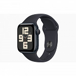 Apple Watch SE GPS 44mm Midnight Aluminium Case with Midnight Sport Band - M/L MRE93ZP/A