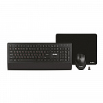 Беспроводной набор клавиатура + мышь + коврик Sven KB-C3800W 104 кл.+12Fn, 800-1600DPI, 5+1 кл.