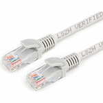 Cablexpert Патч-корд LSZH медный UTP кат.5e, 0.5м, литой, многожильный серый PP30-0.5M