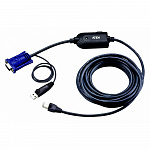 ATEN KA7970 Модуль удлинителя SVGA+KBD+MOUSE USB, 4.5 метр. для подкл. комп. к перекл. KH15xxA/KH15xxAi/KL15xxA/KH25xxA, макс.разреш. 1600х1200, RJ45+HD-DB15+USB A-тип, Female+2xMale, без Б.П. DDC2B