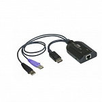 Модуль удлинителя, Display port+KBD+MOUSE USB, 50 метр., для подкл. комплекта перключат. KN2124v/2140v/4124v/4140v/2116A/2132/4116/4132; KM0532/0932/0032, макс.разреш. 1920х1200, RJ45+HD-DP+USB A-тип