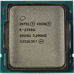 Процессор/ APU LGA1200 Intel Xeon E-2356G Rocket Lake, 6C/12T,3.2/5GHz, 12MB, 80W, UHD Graphics P750