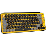 920-010716 Logitech Клавиатура беспроводная POP KEYS, Blast Yellow