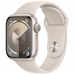Apple Watch Series 9 GPS + Cellular 45mm Starlight Aluminium Case with Starlight Sport Band - S/M MRP13ZA/A
