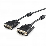 Кабель DVI-D single link Gembird/Cablexpert, 1.8м, 19M/19M, экран, феррит.кольца, пакет CC-DVIL-BK-6